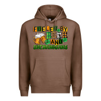 Chestnut fueled by beer and shenanigans Premium Hoodie - CowGirlArtShop