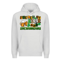 Dove Grey fueled by beer and shenanigans Premium Hoodie - CowGirlArtShop