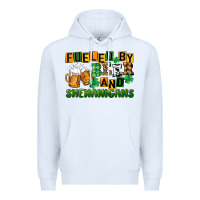 White fueled by beer and shenanigans Premium Hoodie - CowGirlArtShop