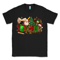 Black christmas  teacher Classic Tee - MaliasSmallBusiness