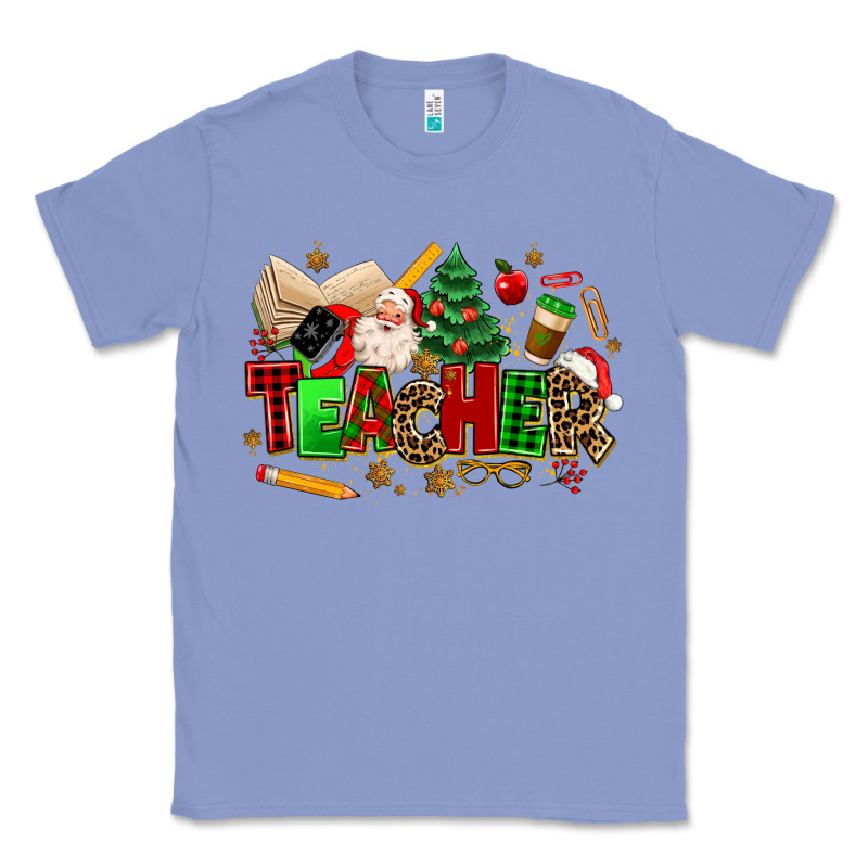 Christmas  Teacher Classic Tee by MaliasSmallBusiness | Teevron
