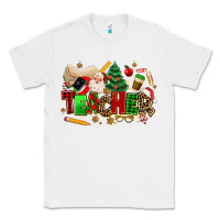 White christmas  teacher Classic Tee - MaliasSmallBusiness