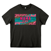 Asphalt pink roses mama of girls license plate Heavy Core Tee - Artiststas