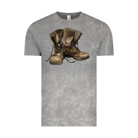 Cloud Rock soldier veteran boots Vintage Tee - MaliasSmallBusiness
