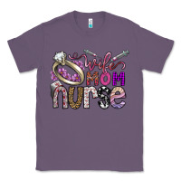 Lavender wife mom nurse Classic Tee - SublimationCraftShop
