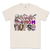 Natural wife mom nurse Classic Tee - SublimationCraftShop