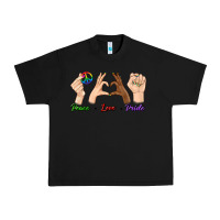 Black Peace Love Pride Urban Heavy Tee - BundleAndBundleShop