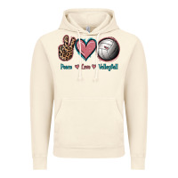 Vintage Artic Peace Love Volleyball Vintage Hoodie - Jasminsmagicworld