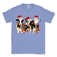 Colony Blue christmas three cows Classic Tee - MaliasSmallBusiness