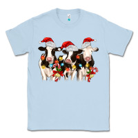 Christmas Three Cows Classic Tee | Teevron