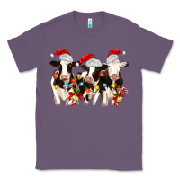 Lavender christmas three cows Classic Tee - MaliasSmallBusiness
