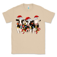 Mushroom christmas three cows Classic Tee - MaliasSmallBusiness