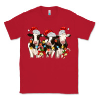Red christmas three cows Classic Tee - MaliasSmallBusiness