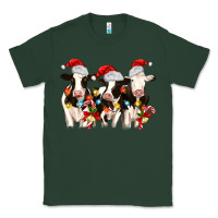 Sports Green christmas three cows Classic Tee - MaliasSmallBusiness