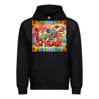 Black Love Christmas gnome Urban Hoodie - CowhideDigitalArt