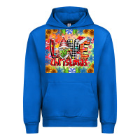 Cobalt Love Christmas gnome Urban Hoodie - CowhideDigitalArt