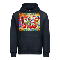 Navy Love Christmas gnome Urban Hoodie - CowhideDigitalArt