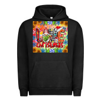 Pigment Black Love Christmas gnome Urban Hoodie - CowhideDigitalArt