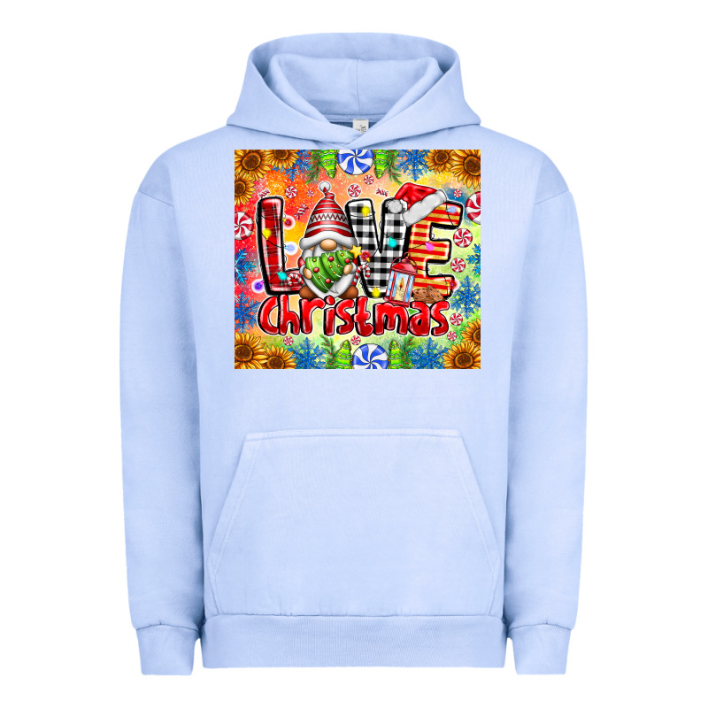 Love Christmas Gnome Urban Hoodie by CowhideDigitalArt | Teevron