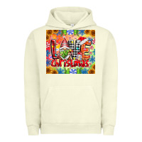 Pigment Pistachio Love Christmas gnome Urban Hoodie - CowhideDigitalArt
