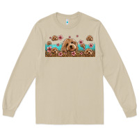 Mushroom floral cockapoo Long Sleeve Tee - Jasminsmagicworld