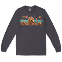 Smoke floral cockapoo Long Sleeve Tee - Jasminsmagicworld