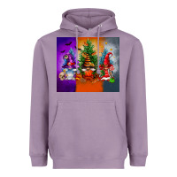 Lavender halloween gnomes Heavyweight Hoodie - FaDigitalArtStudio
