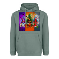 Sage halloween gnomes Heavyweight Hoodie - FaDigitalArtStudio