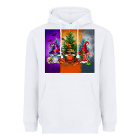 White halloween gnomes Heavyweight Hoodie - FaDigitalArtStudio