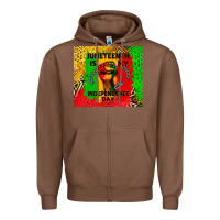 Chestnut juneteenth is my independence day Zipper Hoodie - CowGirlArtShop