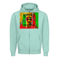 Seafoam juneteenth is my independence day Zipper Hoodie - CowGirlArtShop