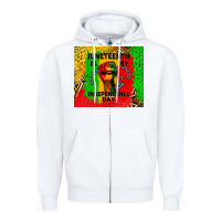 White juneteenth is my independence day Zipper Hoodie - CowGirlArtShop