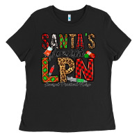 Black santa's favorite lpn Ladies Tee - Jasminsmagicworld