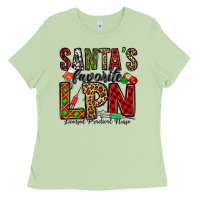 Matcha santa's favorite lpn Ladies Tee - Jasminsmagicworld