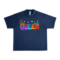Navy Western Queer LGBTQ+ Urban Heavy Tee - BundleAndBundleShop