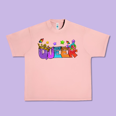 Western Queer Lgbtq+ Urban Heavy Tee Designed By Bundleandbundleshop