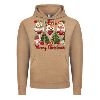 Vintage Coffee merry christmas wine and cocktails Vintage Hoodie - MaliasSmallBusiness