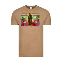 Vintage Coffee western our lady of Guadalupe Vintage Tee - JahusDesignShop