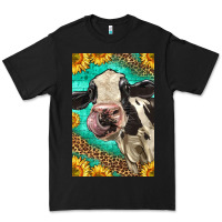 Black Western Holstein Cow Premium Tee - LillyAllenDesigns