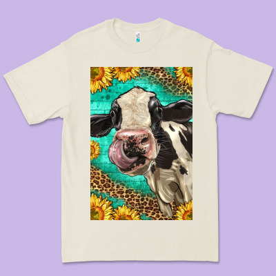 Western Holstein Cow Premium Tee Designed By Lillyallendesigns