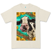 Bone Western Holstein Cow Premium Tee - LillyAllenDesigns
