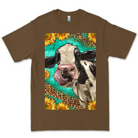 Cacao Western Holstein Cow Premium Tee - LillyAllenDesigns