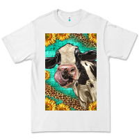 White Western Holstein Cow Premium Tee - LillyAllenDesigns