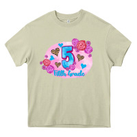 Mossy back to school flowers fifth grade 3200x2400 Heavy Core Tee - AdoDesignShop