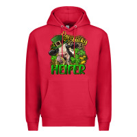 Cardinal One lucky Heifer Premium Hoodie - CowGirlArtShop