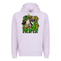 Lilac One lucky Heifer Premium Hoodie - CowGirlArtShop