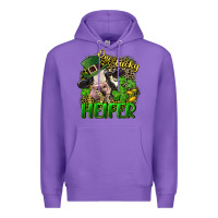 Purple One lucky Heifer Premium Hoodie - CowGirlArtShop