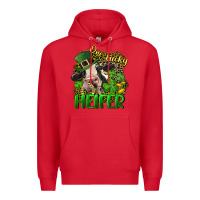 Red One lucky Heifer Premium Hoodie - CowGirlArtShop