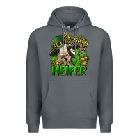 Rock One lucky Heifer Premium Hoodie - CowGirlArtShop