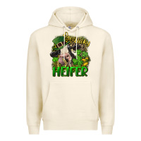 Tofu One lucky Heifer Premium Hoodie - CowGirlArtShop
